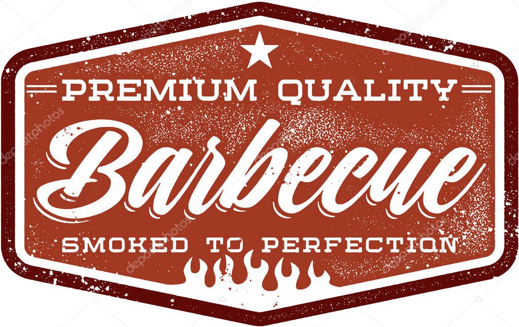 Premium Quality BBQ Vintage Barbecue Sign
