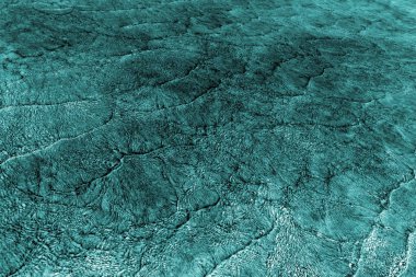 Turkuaz tonlu deniz dalgalarıdesen