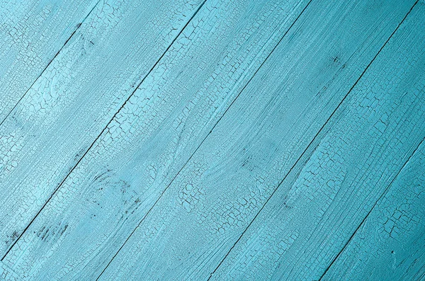 Fundo diagonal azul de madeira — Fotografia de Stock