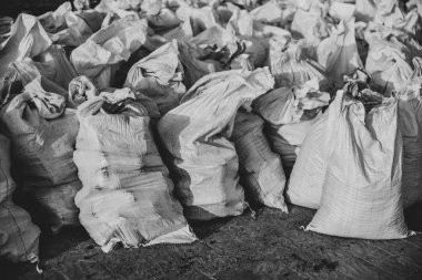 Grup dolu plastik dokuma çuval, polipropilen torba