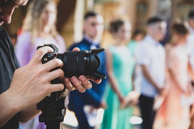 Profesyonel kameramanların filme tören olay, Meslek, mat etkisi tonlama hizmetleri sağlar