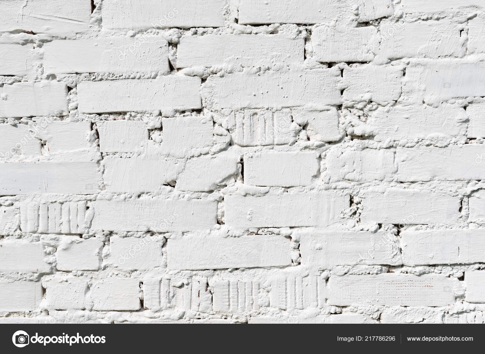 Whitewashed Brick Wall White Color Design Background Stock Photo Whitewashed Brick Wall White Color Design Background Stock Photo