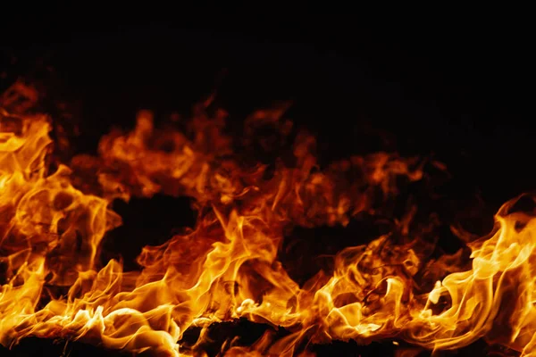 On fire. Themes of fire, disaster and extreme events. Background with copy space — Stock Photo, Image