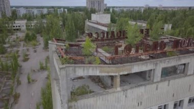 Hayalet şehir Prypiat Çernobil nükleer felaketsonra