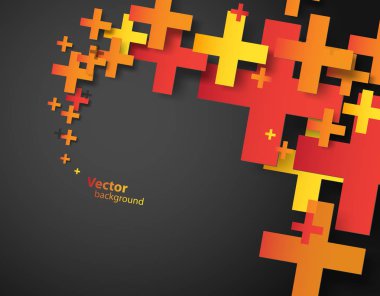 artı işaretiyle oluşturulmuş arka plan.