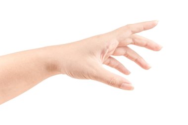 Eller yukarıda kapatın ve beyaz arka plan üzerinde kol. Kullanabilirsiniz izole veya ürün göstermek için.