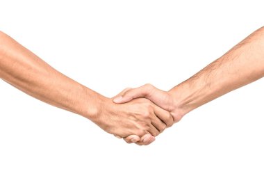 Eller yukarıda kapatın ve beyaz arka plan üzerinde kol. Kullanabilirsiniz izole veya ürün göstermek için.