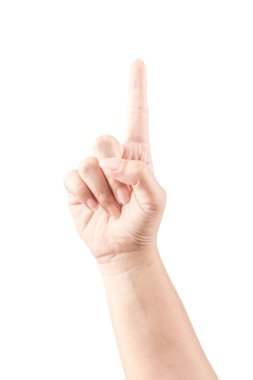 Eller yukarıda kapatın ve beyaz arka plan üzerinde kol. Kullanabilirsiniz izole veya ürün göstermek için.