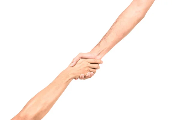 Nahaufnahme Hand Und Arm Auf Weißem Hintergrund Kann Für Isolierte — Stockfoto