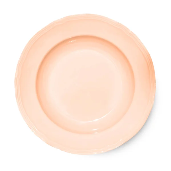 Plate isolated on white background. — Stock Photo, Image