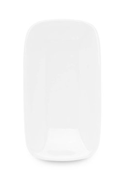 Beyaz arka plan üzerinde izole kare tabak.