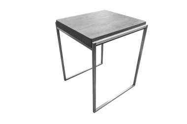 Beyaz arka plan üzerinde izole siyah tablo