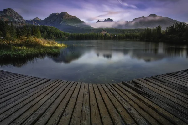 Strbske Pleso en High Tatras desde Eslovaquia — Foto de Stock