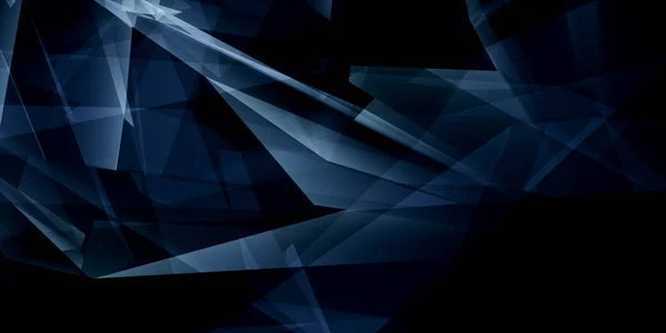 Abstrato Fundo Triângulos Escuros Brilhantes Renderização — Fotografia de Stock