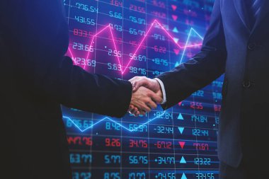 El sıkışma yan görünüm soyut forex arka plan üzerinde. Takım çalışması ve analiz kavramı. 3D render