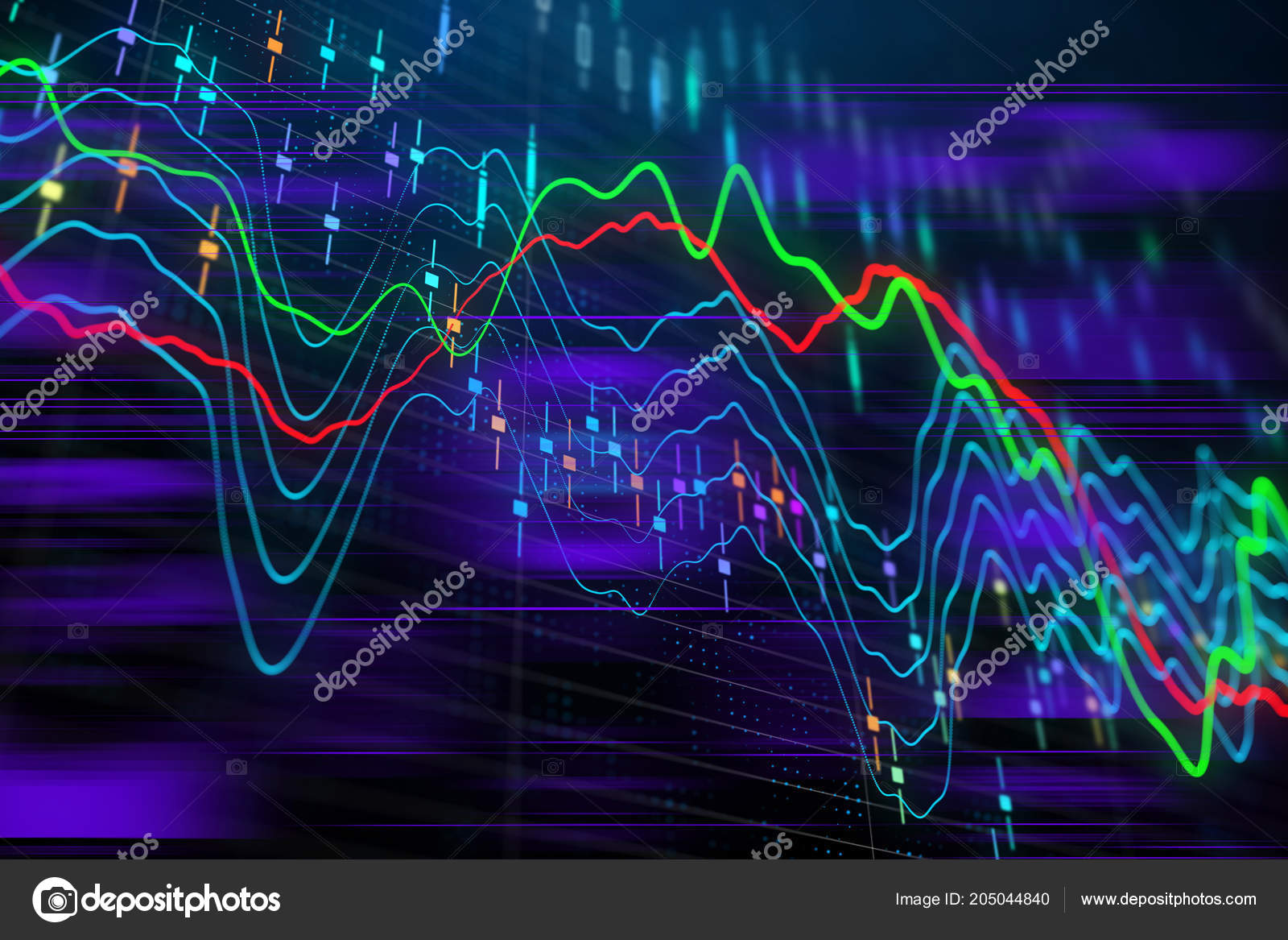 Trading Chart Wallpaper