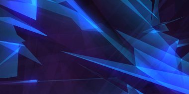 Dijital geometrik duvar kağıdı. Teknoloji kavramı. 3D render 