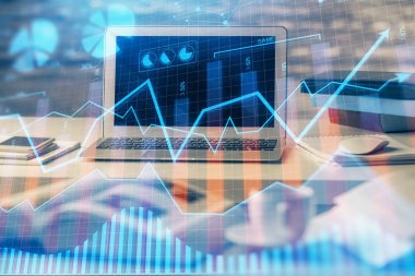 Çizelgeye, finansal bilgilere ve bilgisayar geçmişi olan çalışma alanına iki kez maruz kalmış. Uluslararası çevrimiçi ticaret kavramı.