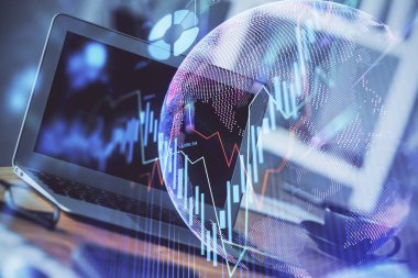 Çizelgeye, finansal bilgilere ve bilgisayar geçmişi olan çalışma alanına iki kez maruz kalmış. Uluslararası çevrimiçi ticaret kavramı.