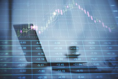 Çok sayıda şemaya, finansal bilgilere ve bilgisayar geçmişi olan çalışma alanına maruz kalmış. Uluslararası çevrimiçi ticaret kavramı.