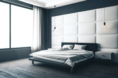 modern yatak odası iç