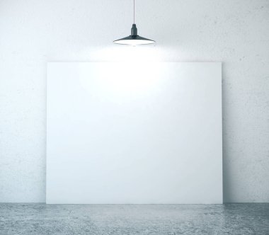 Grunge beyaz tuğla duvar