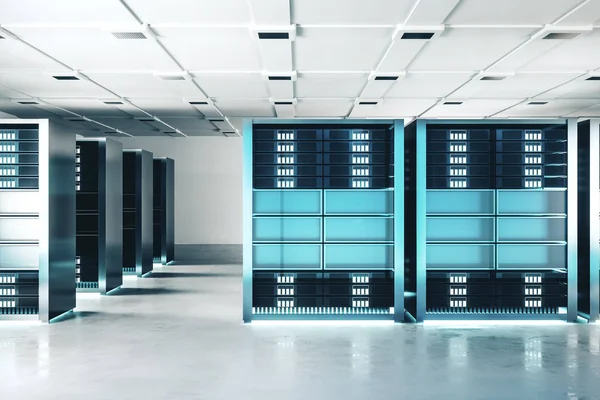 Shiny server room — Stock Photo, Image