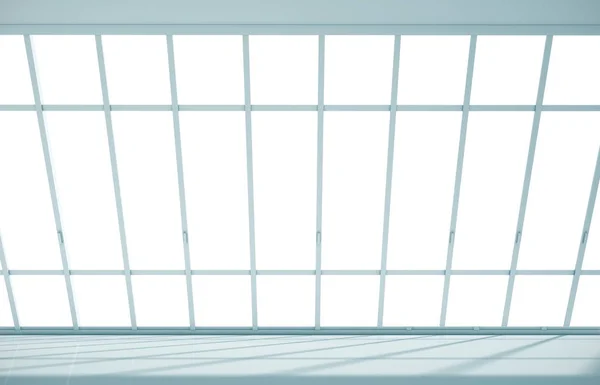 Ruimte interieur met blanco betonnen wand — Stockfoto