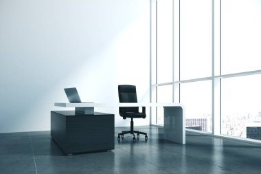 Dizüstü bilgisayar ile yaratıcı tasarımcı masaüstü