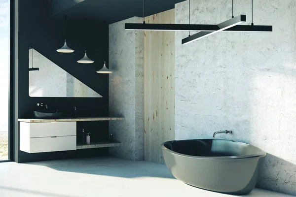 Luxury bathroom with sunlight — Zdjęcie stockowe