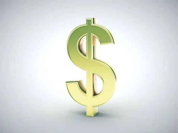 Golden dollar symbol — Stock Photo, Image