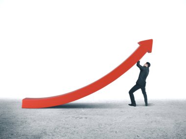 işadamı holding kırmızı ok