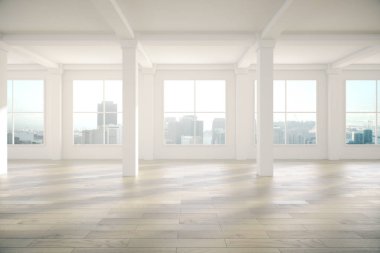 Panoramik pencerelere sahip iç