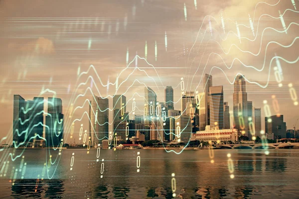 График Forex на фоне городов с высокими зданиями. Концепция финансовых исследований
. Лицензионные Стоковые Фото