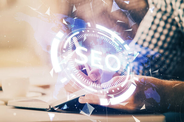 Мужской почерк. С двойной экспозицией.