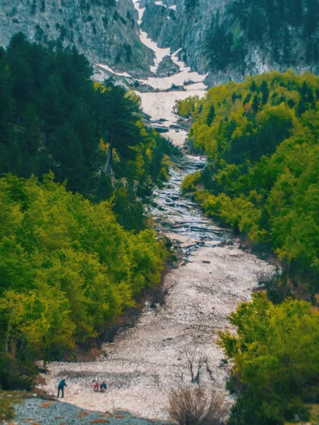 Czarnogóry góry krajobraz i niebieski niebo, piękne natura — Zdjęcie stockowe