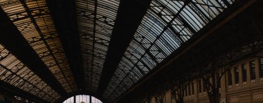 Lviv Tren İstasyonu cam ve metal çatı