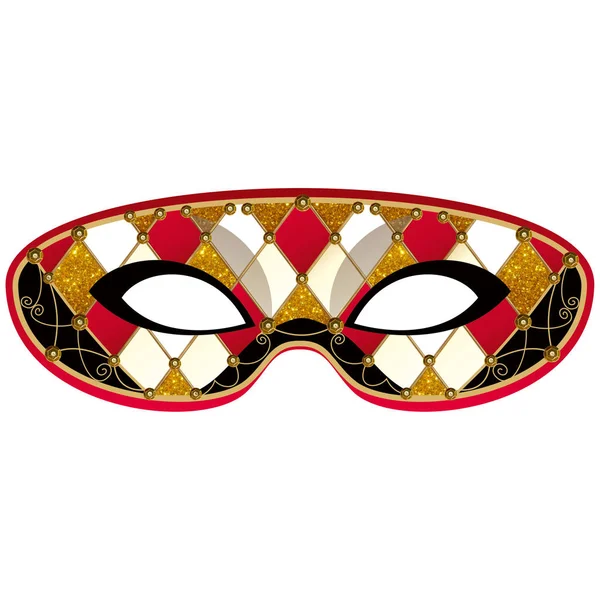 Harlequin Party Rhombus Mask — Stockfoto