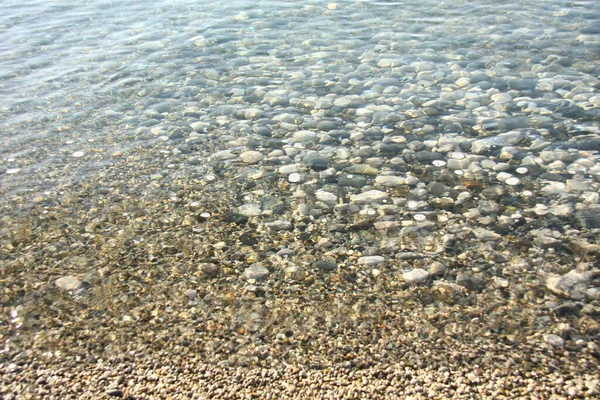 Suyun Altındaki Çakıl Taşları — Stok fotoğraf
