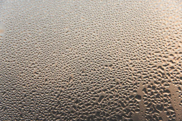 Textura Abstracta Gotas Agua Borrosa Sobre Vidrio — Foto de Stock