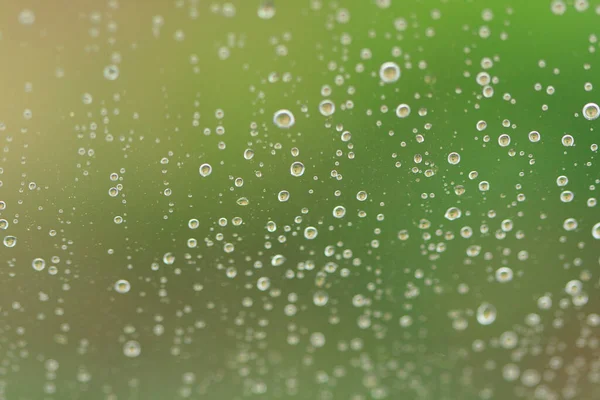 Abstract Texture Blurry Water Drops Glass — Stock Photo, Image