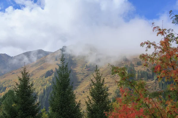 Paisaje Montaña Otoñal Kazajstán — Foto de Stock