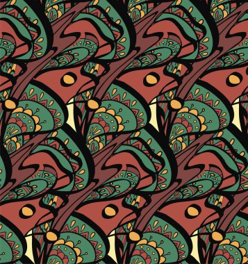 Geleneksel doğulu desensiz şal deseni. Klasik çiçek arka planı. Kumaş, tekstil, ambalaj kağıdı, kart, davetiye, duvar kağıdı, web tasarımı için dekoratif arkaplan.