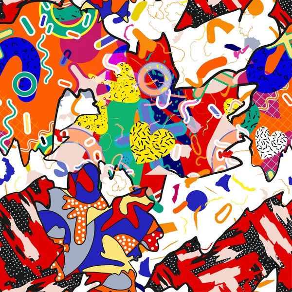 Yamalı çalışma yaz sulu. Battaniyeler benekli renkler Memphis, kalp, aşk