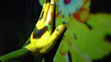 Sürükleyici interaktif grafik dijital kurulumları Teamlab tarafından