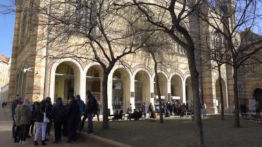 Dohany Caddesi Sinagogu Tabakgasse Sinagogu Avrupa 'nın en büyük Sinagogu. Budapeşte, Macaristan
