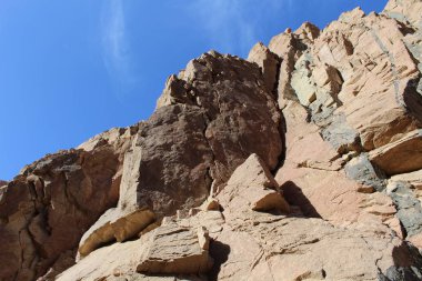 Güzel kanyon, Mısır'daki dağlar. Bir Sharm el-Sheikh