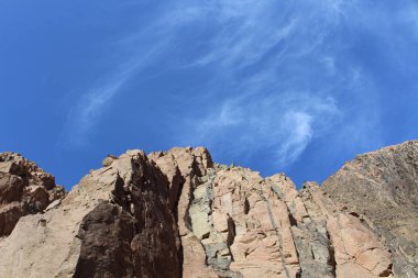 Güzel kanyon, Mısır'daki dağlar. Bir Sharm el-Sheikh