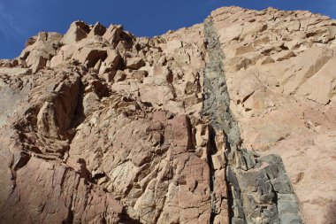 Güzel kanyon, Mısır'daki dağlar. Bir Sharm el-Sheikh