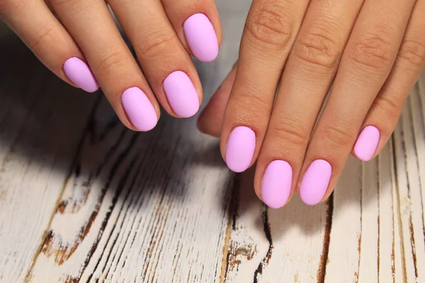 Seksuele Roze Manicure Beste Kleur — Stockfoto